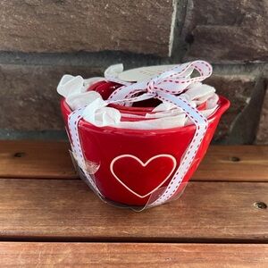 Rae Dunn Red Heart Valentine Measuring Cups